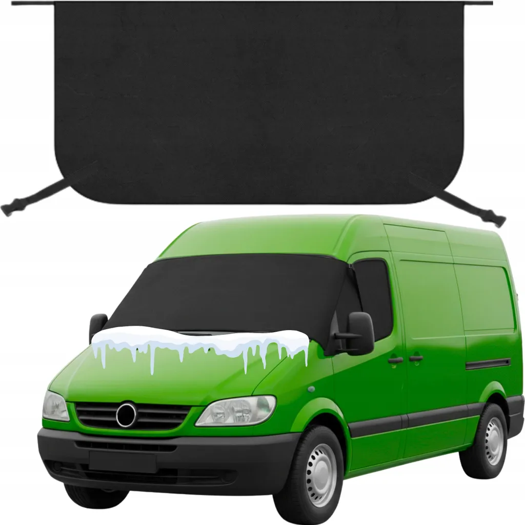 Wobell Telo Antigelo XXL 200x100 cm | Ideale per la Tua Auto Grande