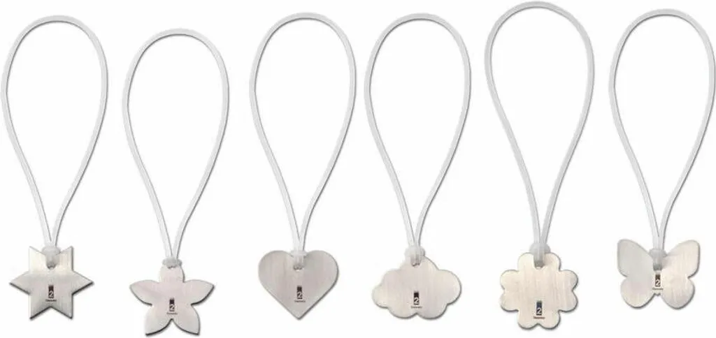 Take2 Glama 20186 Segna Bicchieri Bianco | Set 6 Pezzi per Famiglia