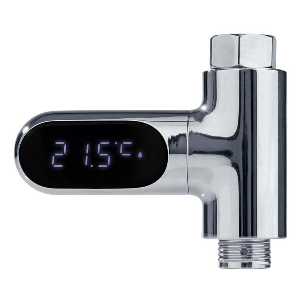 MAXXMEE Thermometer für Wasserarmaturen - chromfarben Produktbild 
