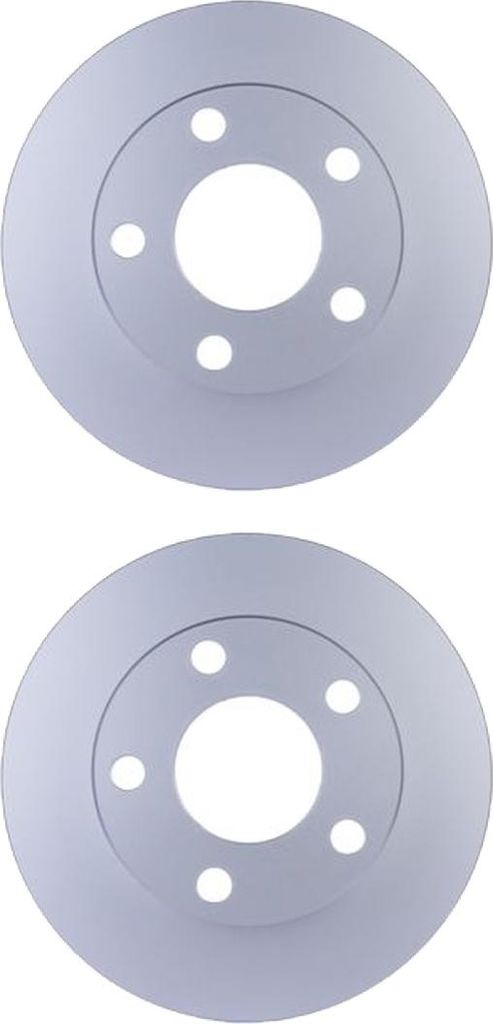 2 Bremsscheiben voll Ø 68 mm 10 mm HELLA passend für u.a. AUDI A4