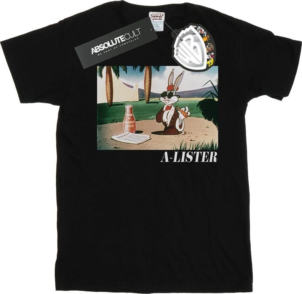 Looney Tunes - "A-Lister" T-Shirt für Damen BI32011 (3XL) (Schwarz)