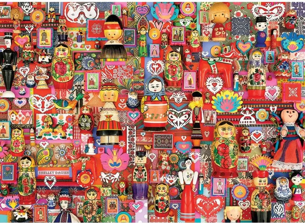 Puzzle Cobble Hill 1000 pièces Dolls - Collection Puzzlepuppen Premium