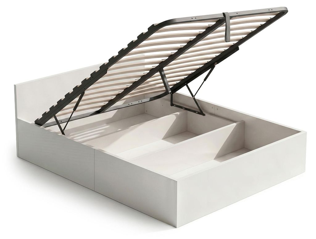 Letto con contenitore 140x200 cm rete sollevabile in Immagine del prodotto 