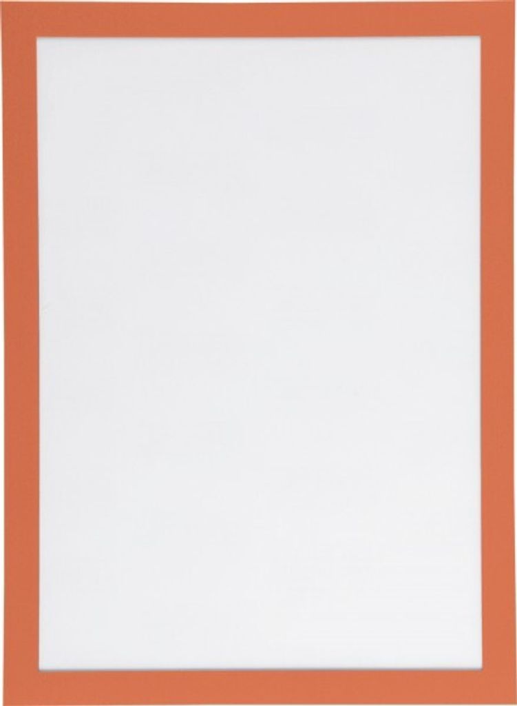 DURABLE Magnetrahmen DURAFRAME MAGNETIC, orange, magnetisch, DIN A4, 5/VE