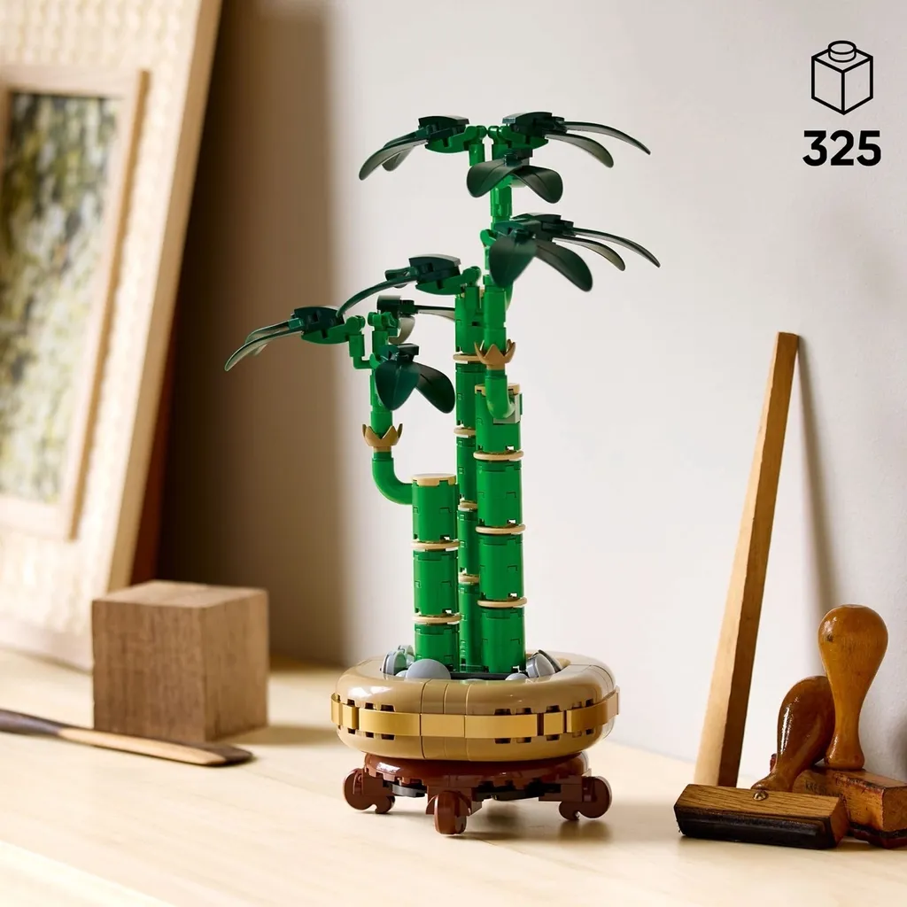 LEGO 10344 Botanicals Bambou de la Chance, Kit de Construction Déco Zen - 35