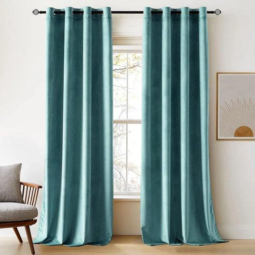 Paire de Rideaux en Velours 140x225 cm pour une Ambiance Chaleureuse