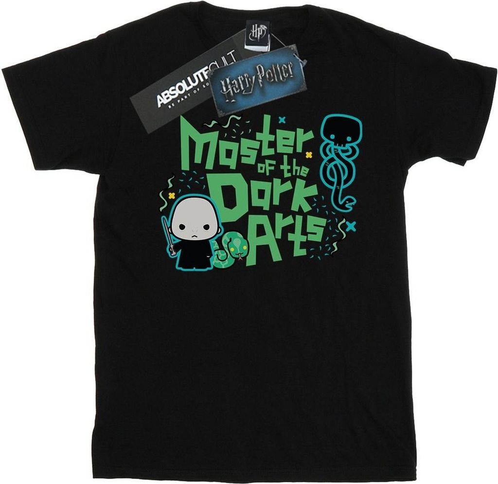 Harry Potter - "Voldemort Dark Arts Junior" T-Shirt für Jungen BI20096 (116) (Schwarz)