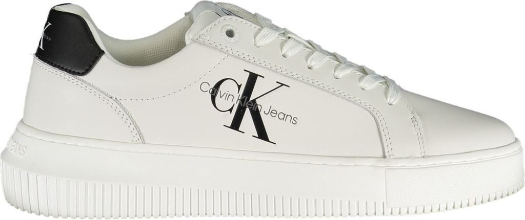 CALVIN KLEIN WEISSE DAMEN-SPORTSCHUHE : Farbe - Weiß, Größe - 39 Größe: 39 Farbe: Weiß