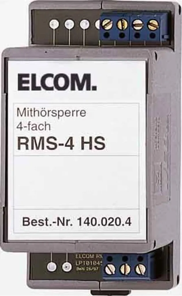 Cache de Remplacement Elcom RMS-10 HS pour Interphone Immeuble 10 Logts