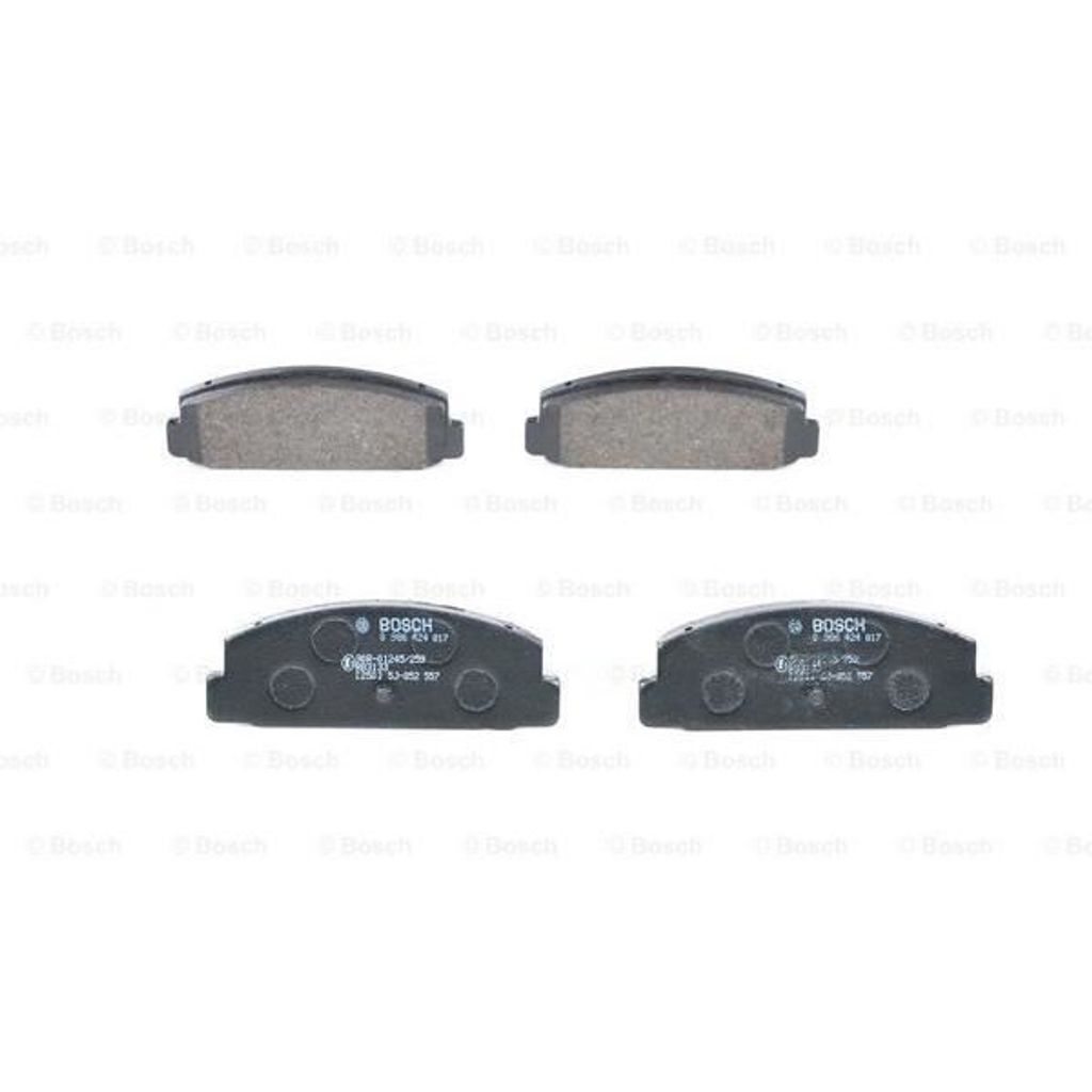 Bosch Bremsbelagsatz, Scheibenbremse Hinterachse 0 986 424 817