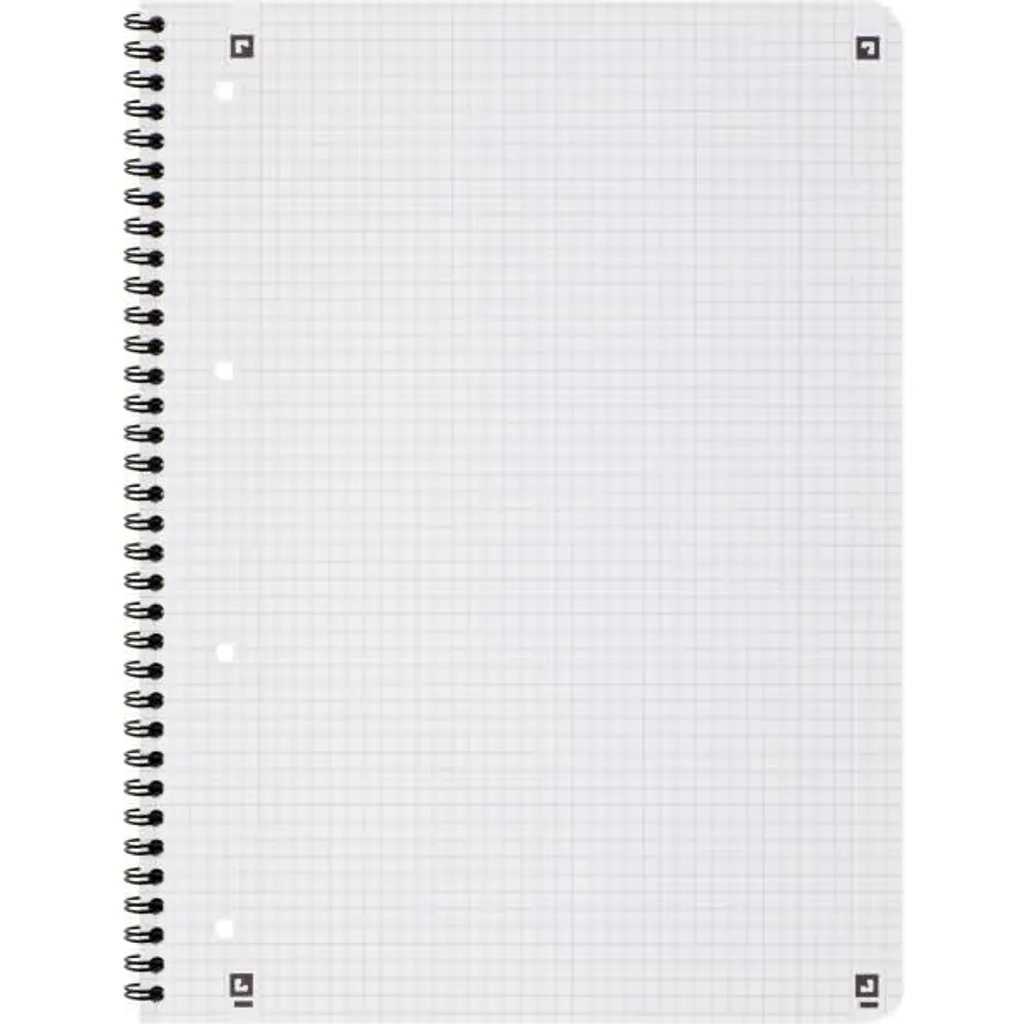 Cahier à Spirale A4+ Oxford Collegeblock L28 Ligné 80 Feuilles 90g