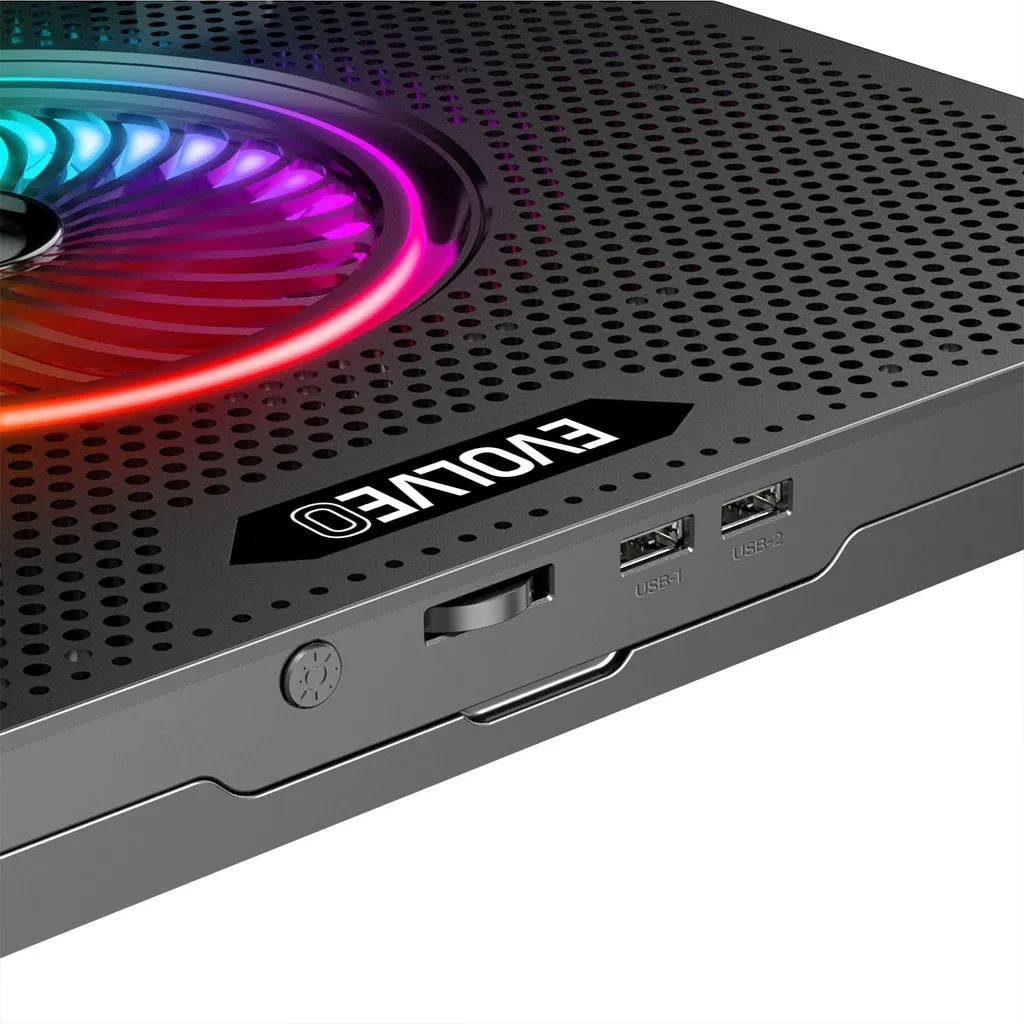 Refroidisseur PC Portable EVOLVEO Ania 16 Base Ventilée Ergonomique