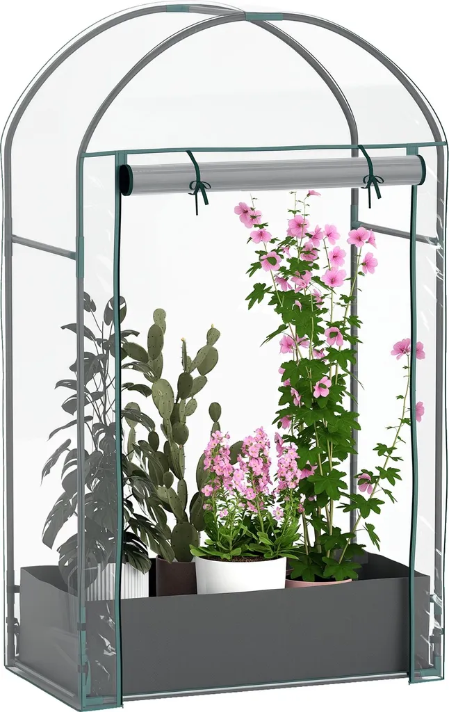 Mini serre anti-gel avec housse renforcée pour protéger vos plantations
