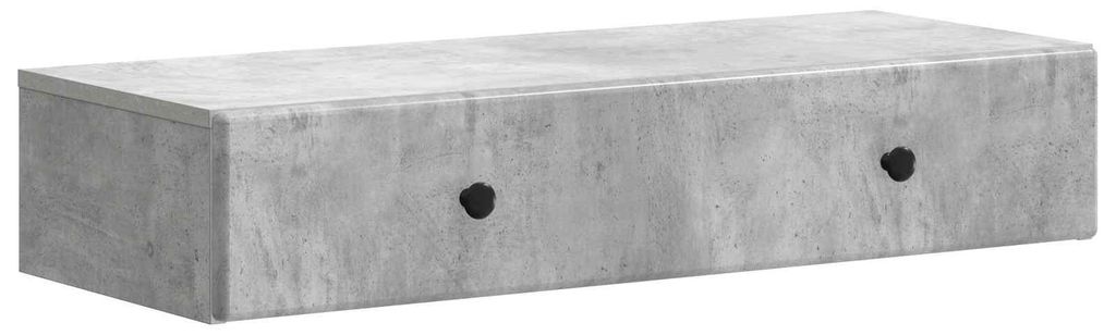 "2026 Moderne"Wandmontierter Beistelltisch(1 pc) klassische - für Wohnzimmer - Betongrau 87,5x34,5x17cm - Kommoden BestMöbel 722665