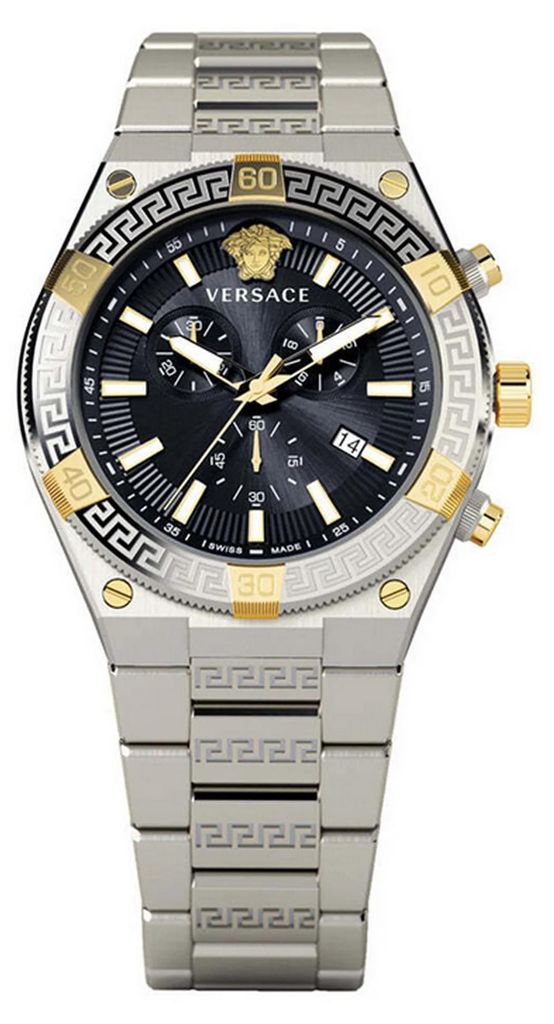 Versace Herren Uhr Armbanduhr Chronograph Sporty GRECA Produktbild 
