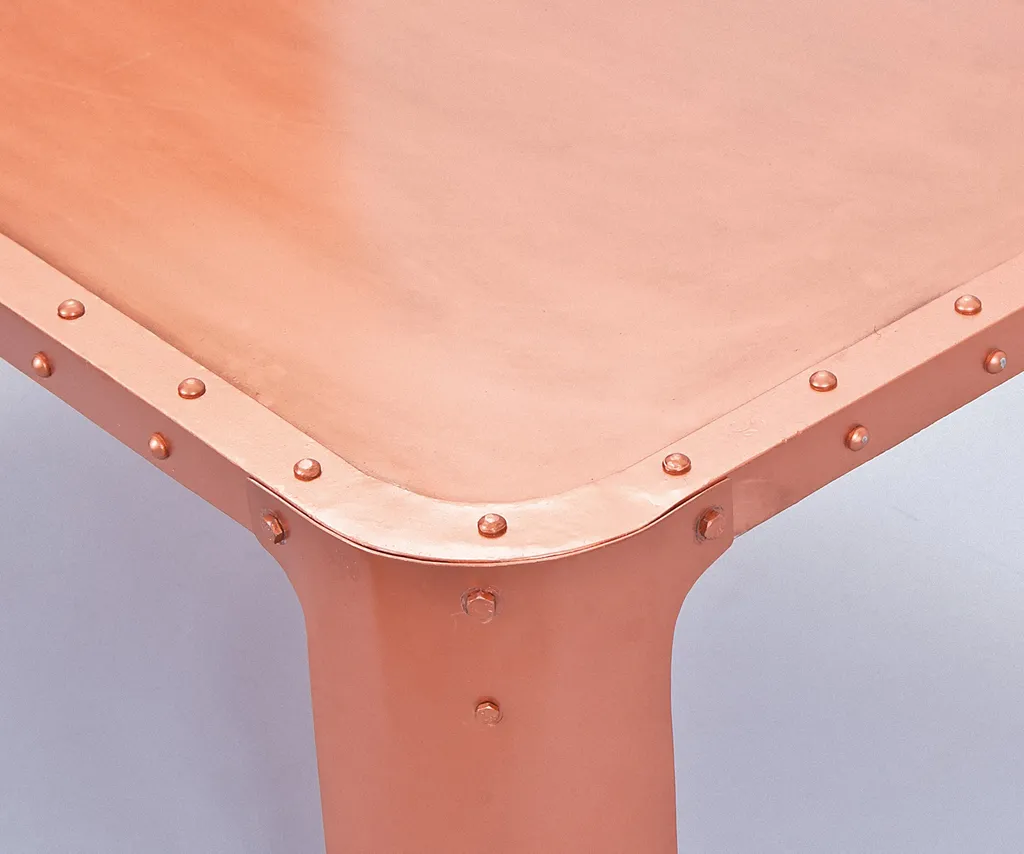 Petite Table Basse en Cuivre Gorwan pour Salon Moderne - Design Compact - 2