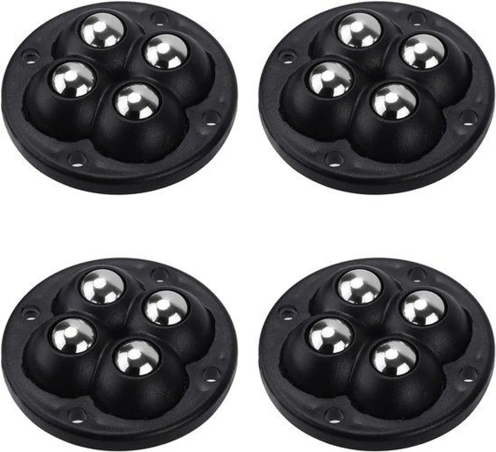 Mini roulettes adhésives pour petit électroménager et meubles - Lot de 4