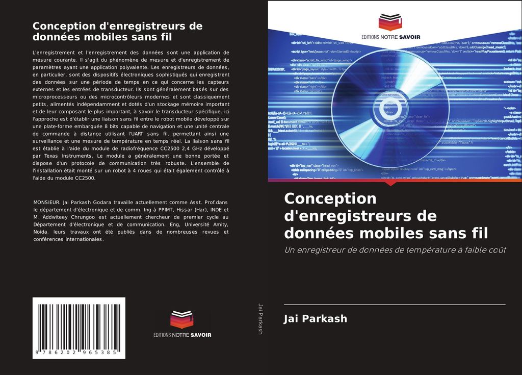 Conception d'enregistreurs de données mobiles sans fil