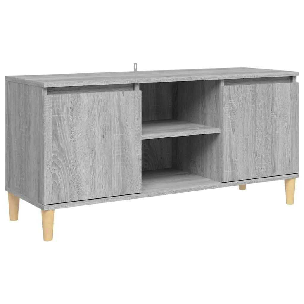 Mobile Porta TV SYFAX™ Scandinavo Grigio Sonoma 103,5x35x50 cm