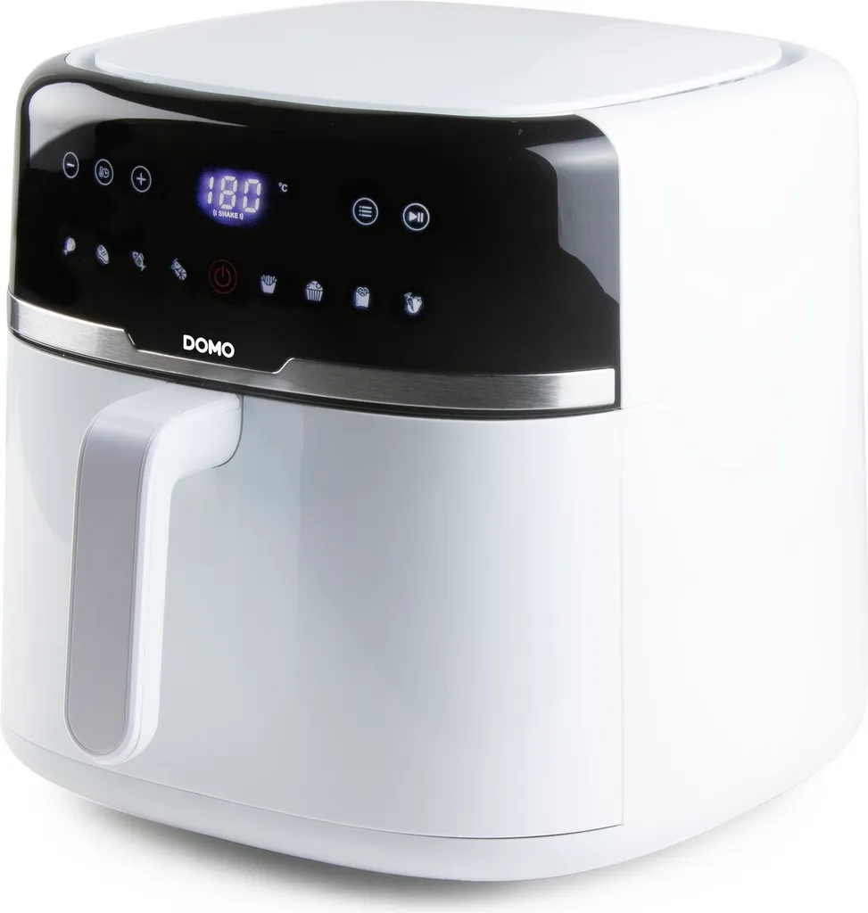 Friteuse sans huile Domo DO1148FR 8L 1800W blanc pour repas de famille
