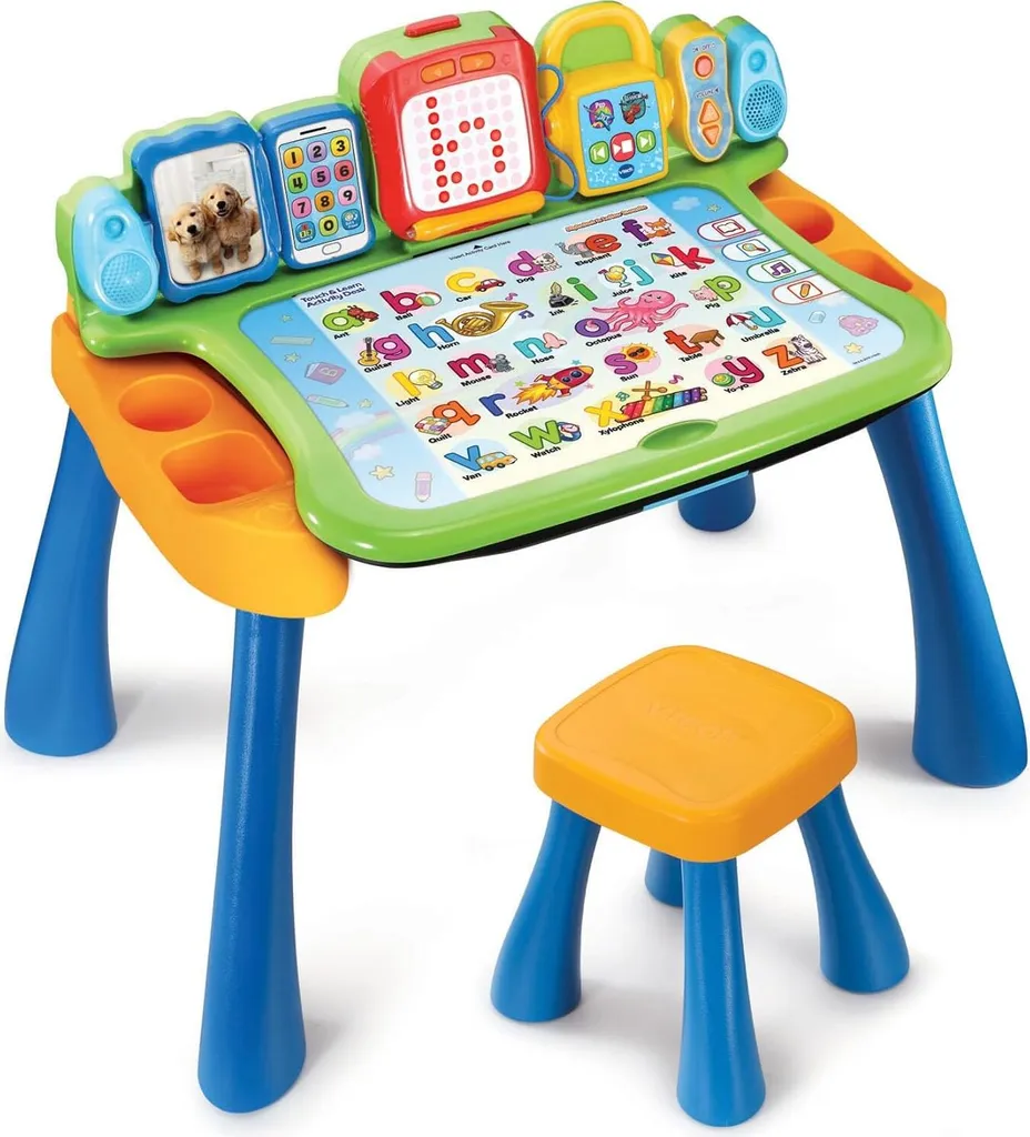 Table d'éveil interactive VTech tactile pour stimuler les sens de bébé