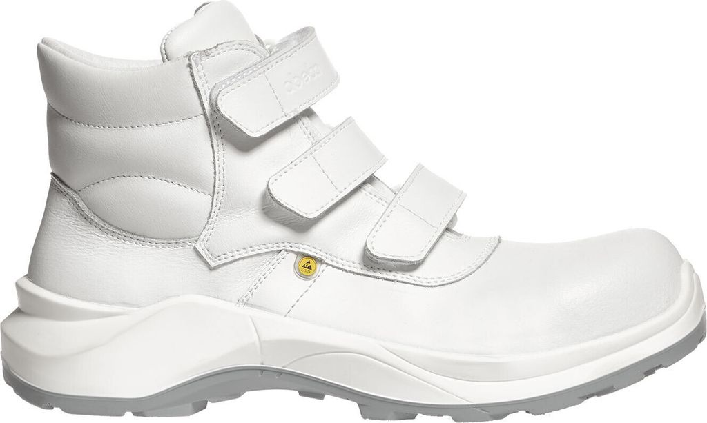 Abeba Sicherheits-Klettstiefel S3 SRC ESD Food Trax weiß  Produktbild 