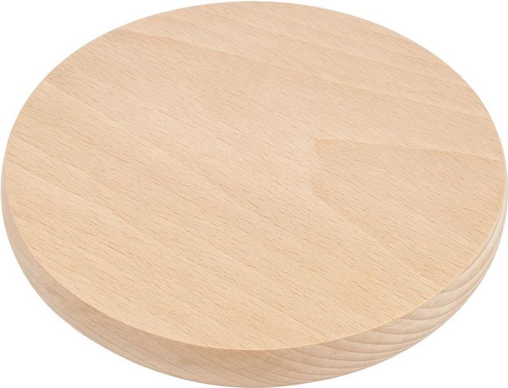 Rundes Holzschneidebrett 16 cm | Küchenbrett aus Holz | Produktbild 
