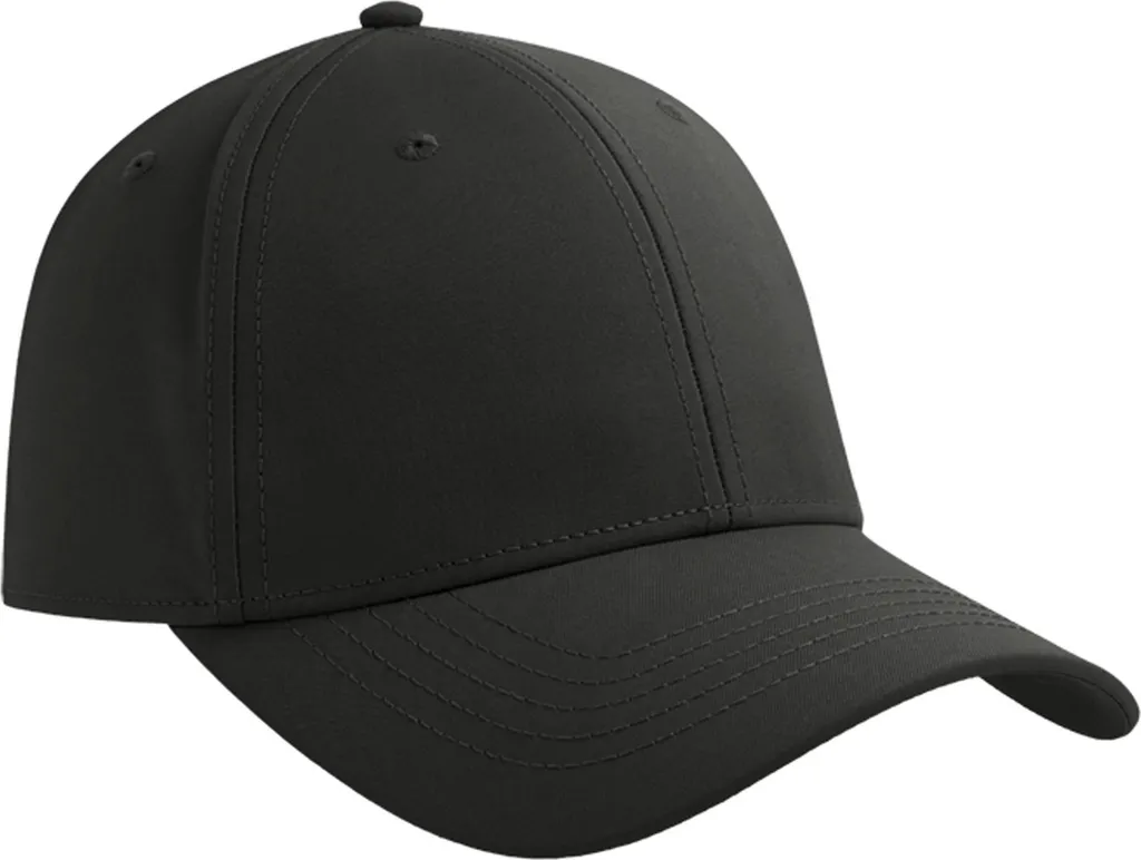 Atlantis - Cappello da baseball "Pitch" Stretch per uomo/donna Unisex AB654 (S-M) (Nero)