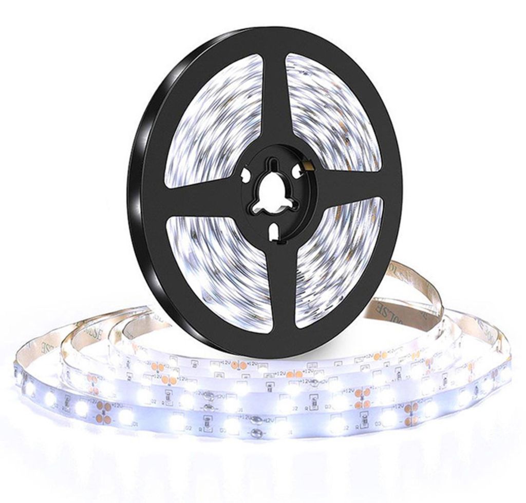Solight LED-Lichtleiste 5 m, 120 LEDs/m, 10 W/m, 1100 lm/m, IP20, kaltweiß WM610