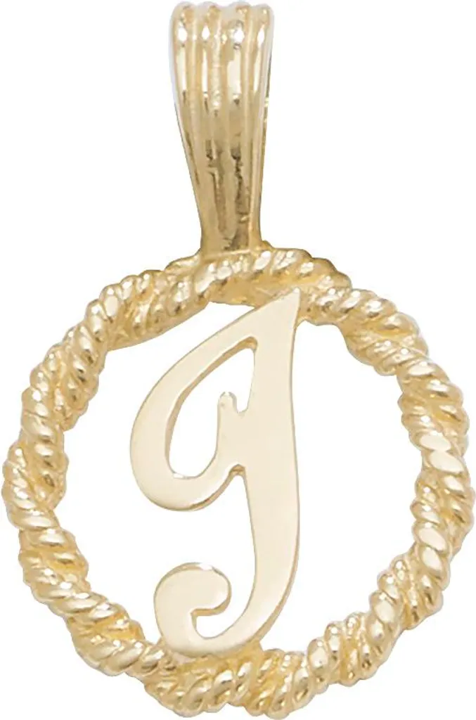 Pendentif Lettre Initiale en Or Jaune 375/1000 - Modèle TRS35290LTI
