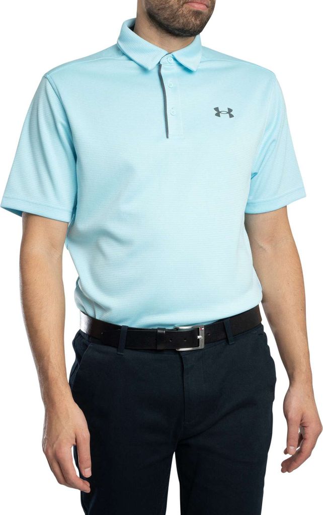 Under Armour Tech-Poloshirt, Blau XL
