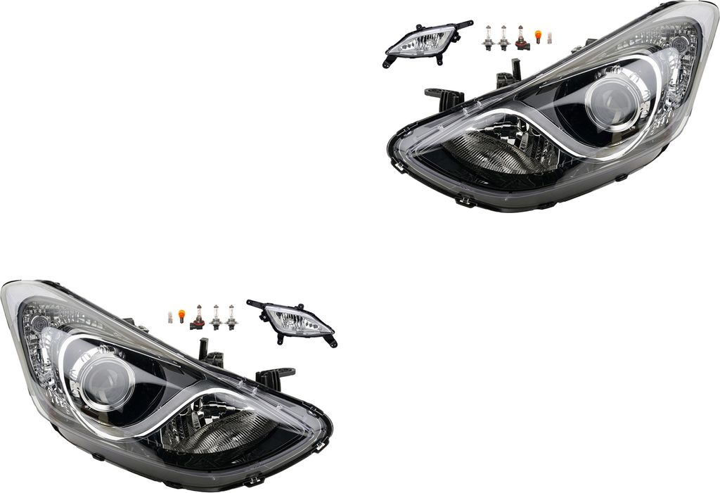 Johns, Scheinwerfer Osram Night Breaker Laser Satz passend für Hyundai i30 Nebel Leuc. 92101A6020 92102A6020 92201A6010 92202A6010
