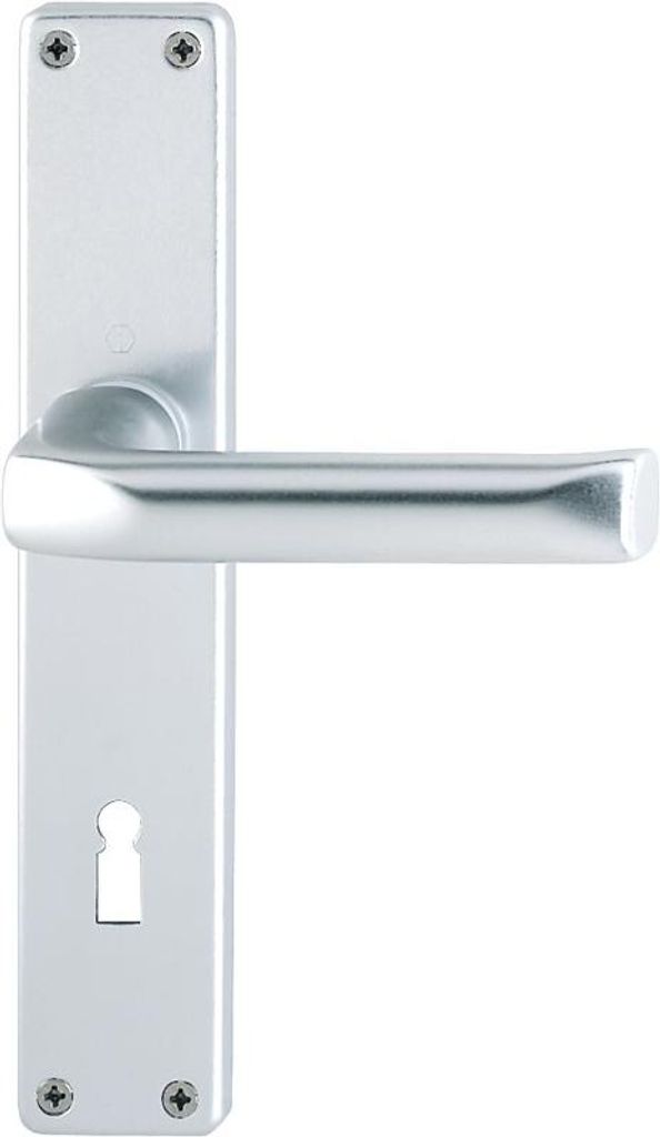 HOPPE Langschild-Garnitur  London  Aluminium Natur Produktbild 