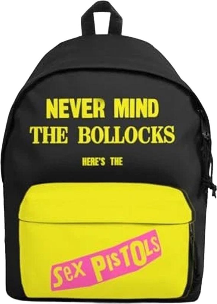 Pistols - "Never Mind The Bollocks" Rucksack RO15079 (Einheitsgröße) (Schwarz/Gelb)