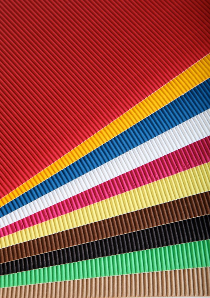 Clairefontaine Pack 15 Bögen Wellpappe, 50x35cm, 300g - Sortierung 295699C