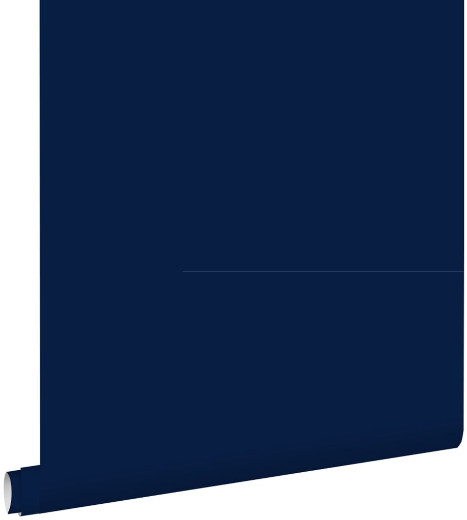 ESTAhome Tapete Uni Tintenblau 53 cm x 10.05 m Produktbild 