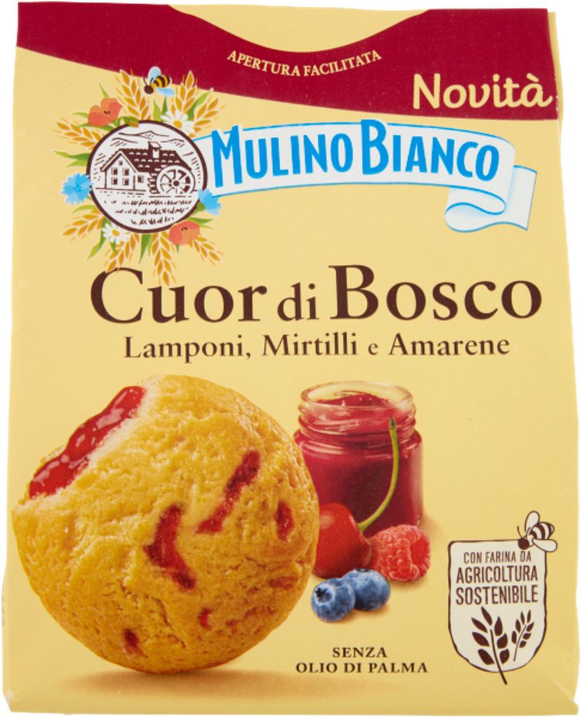 Biscuits Cuor di Bosco, 300g - Mulino Bianco Image du produit 