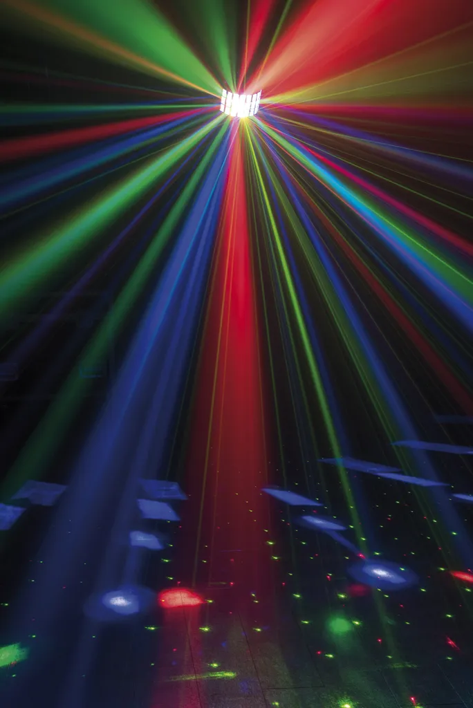 Showtec Energetic lampe à effets LED RGB multifaisceaux pour DJ et soirées - 4