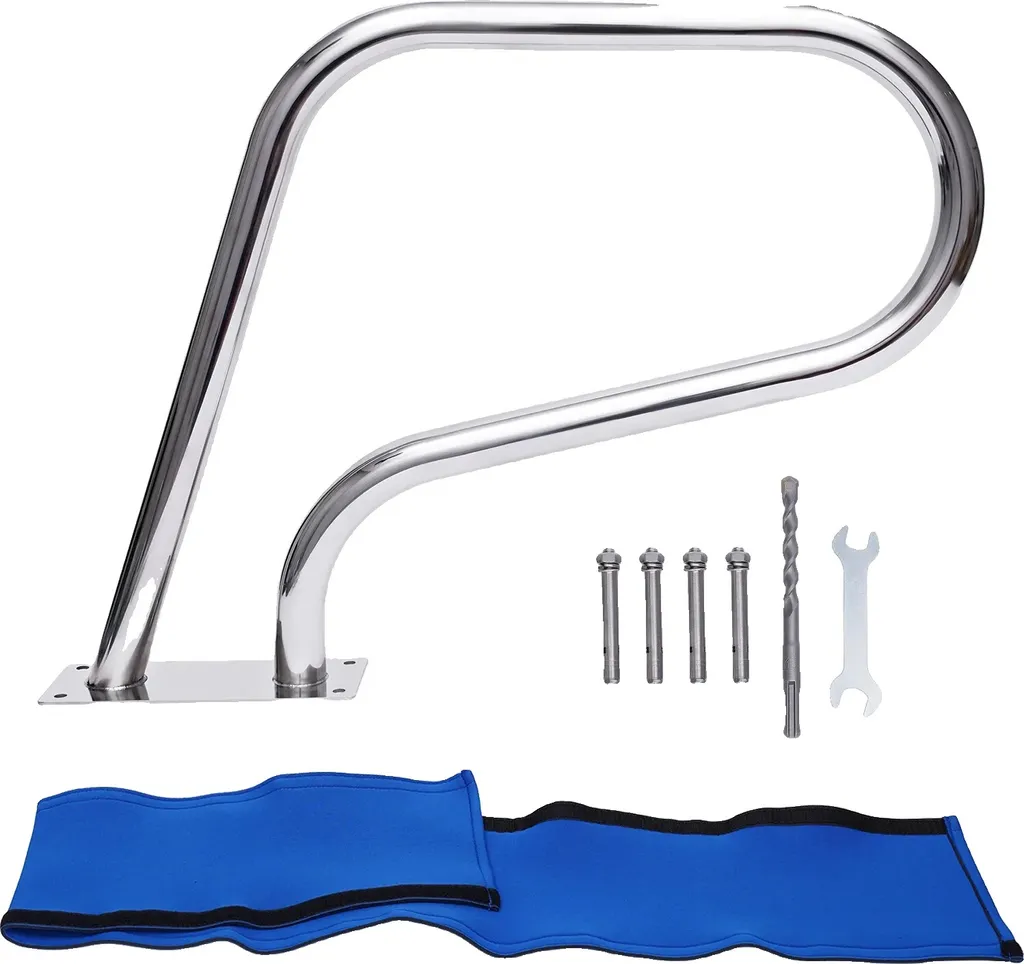 Main courante inox 304 antidérapante 120 kg pour sécuriser vos escaliers