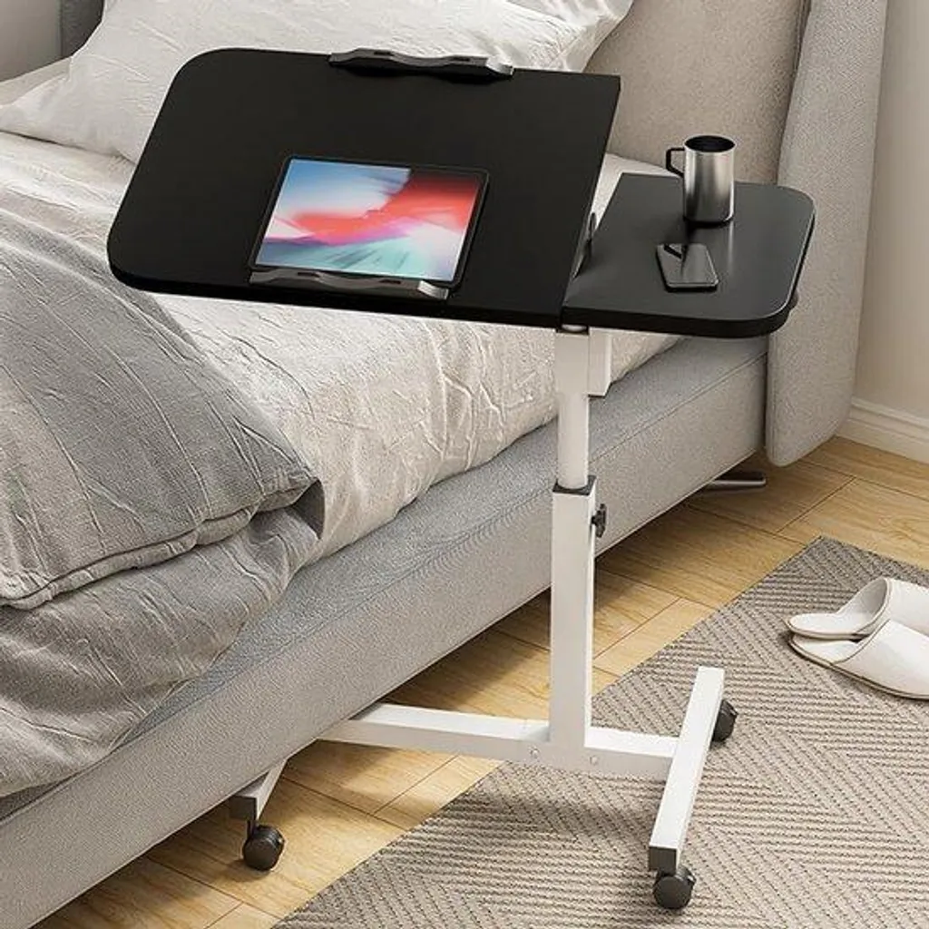 Bureau assis debout mobile pour ordinateur et télétravail flexible - 2