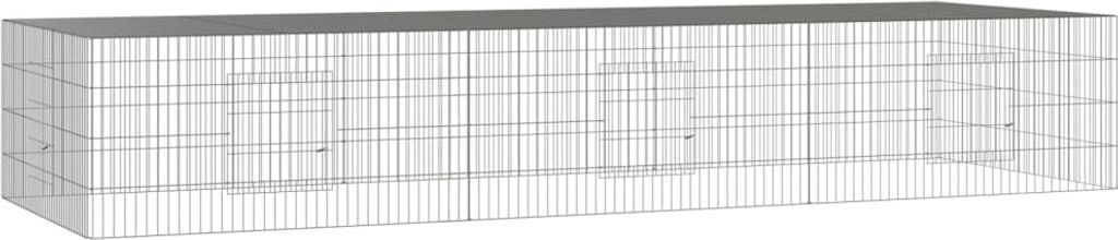 vidaXL Klatka dla królików 3 panele 325x109x54 cm Zdjęcie produktu 
