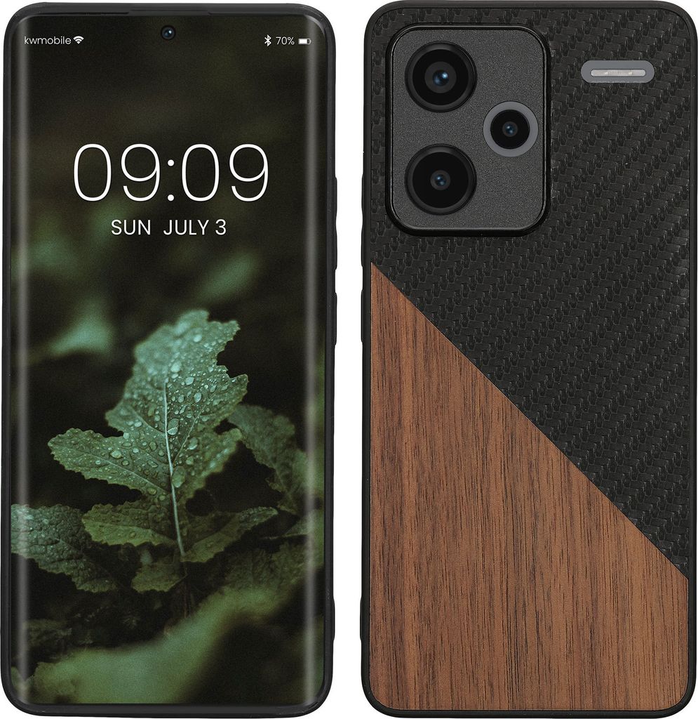 kwmobile Hülle kompatibel mit Xiaomi Redmi Note 13 Pro+ 5G / Redmi Note 13 Pro Plus 5G - Handyhülle - Handy Schutzhülle - Smartphone Cover -