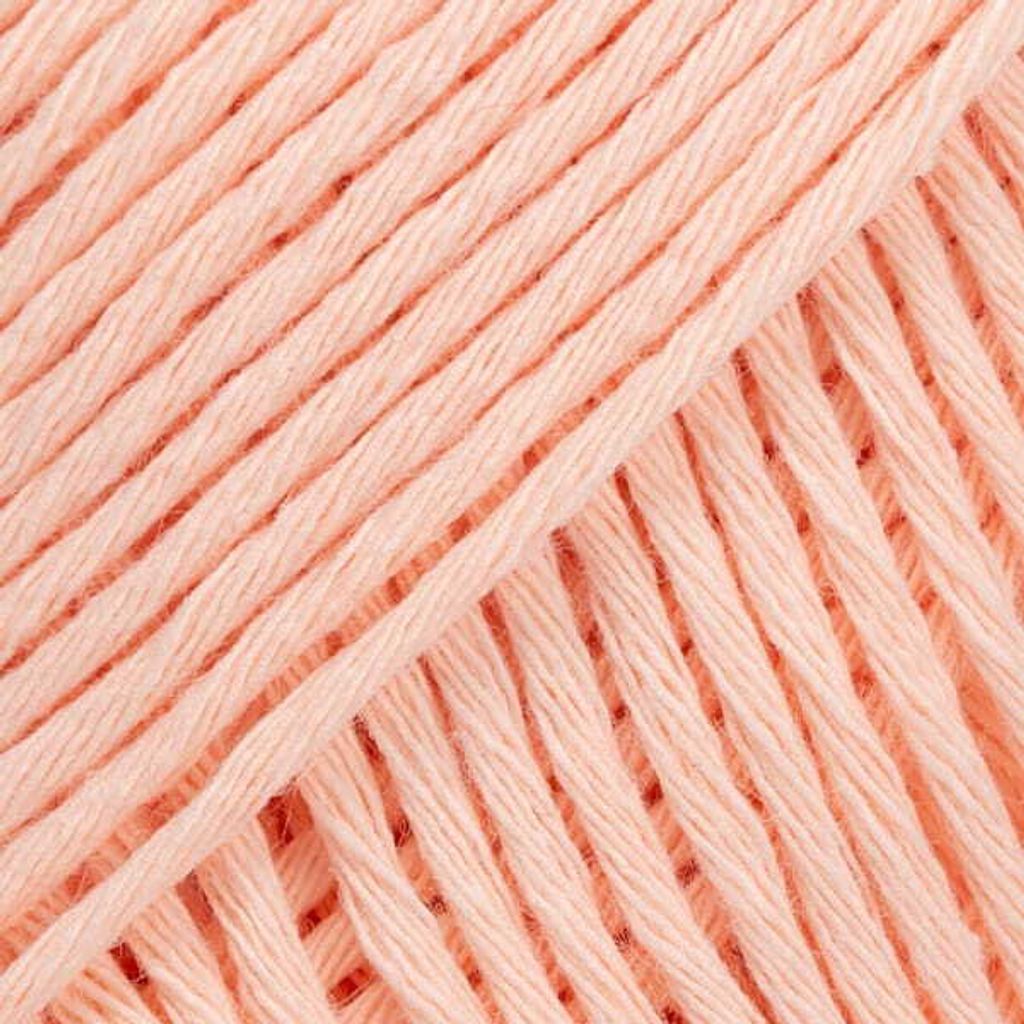 Drops Baumwolle Light 40 - Sommergarn aus Baumwolle/Polyester, 105m, 50g, Helles Pfirsich