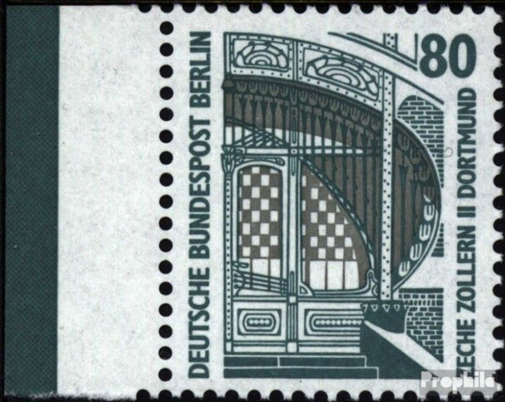 Briefmarken Berlin (West) 1987 Mi 796A Seitenrandstück Produktbild 