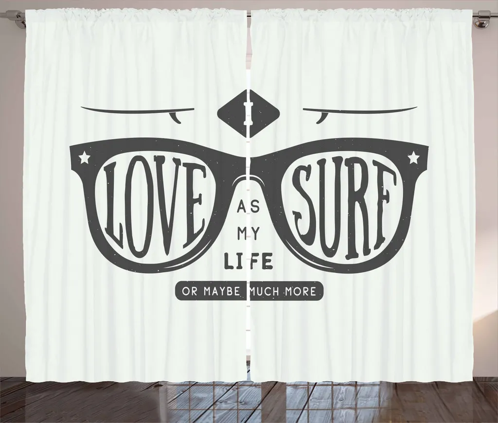 Tenda ABAKUHAUS "Amo il Surf" 280x225 cm - Stile Coastal Rustico
