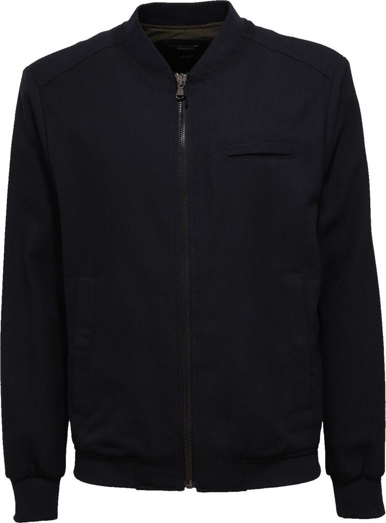 2395X OFFICINA36 Bomberjacke blau Mann