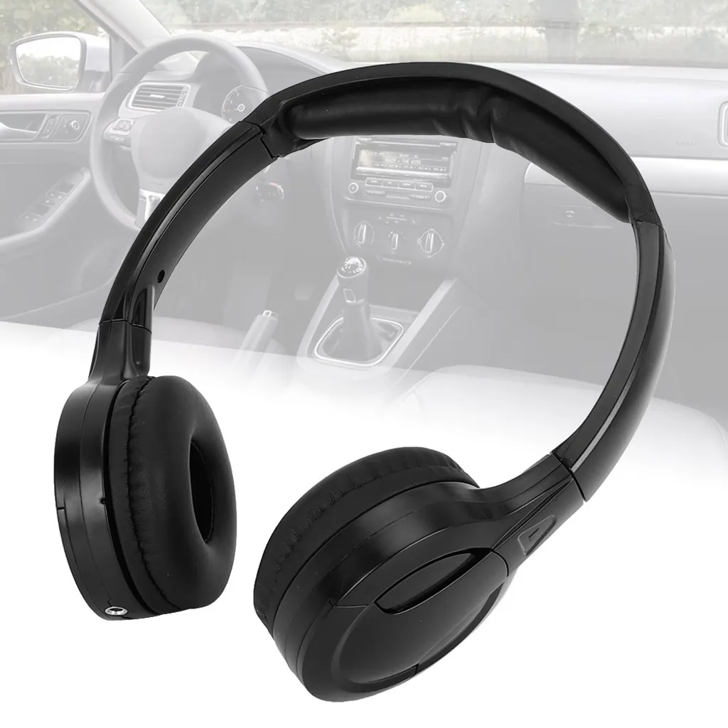Cuffie IR Auto Dual Channel: Auricolari Wireless Infrarossi Universali - 4