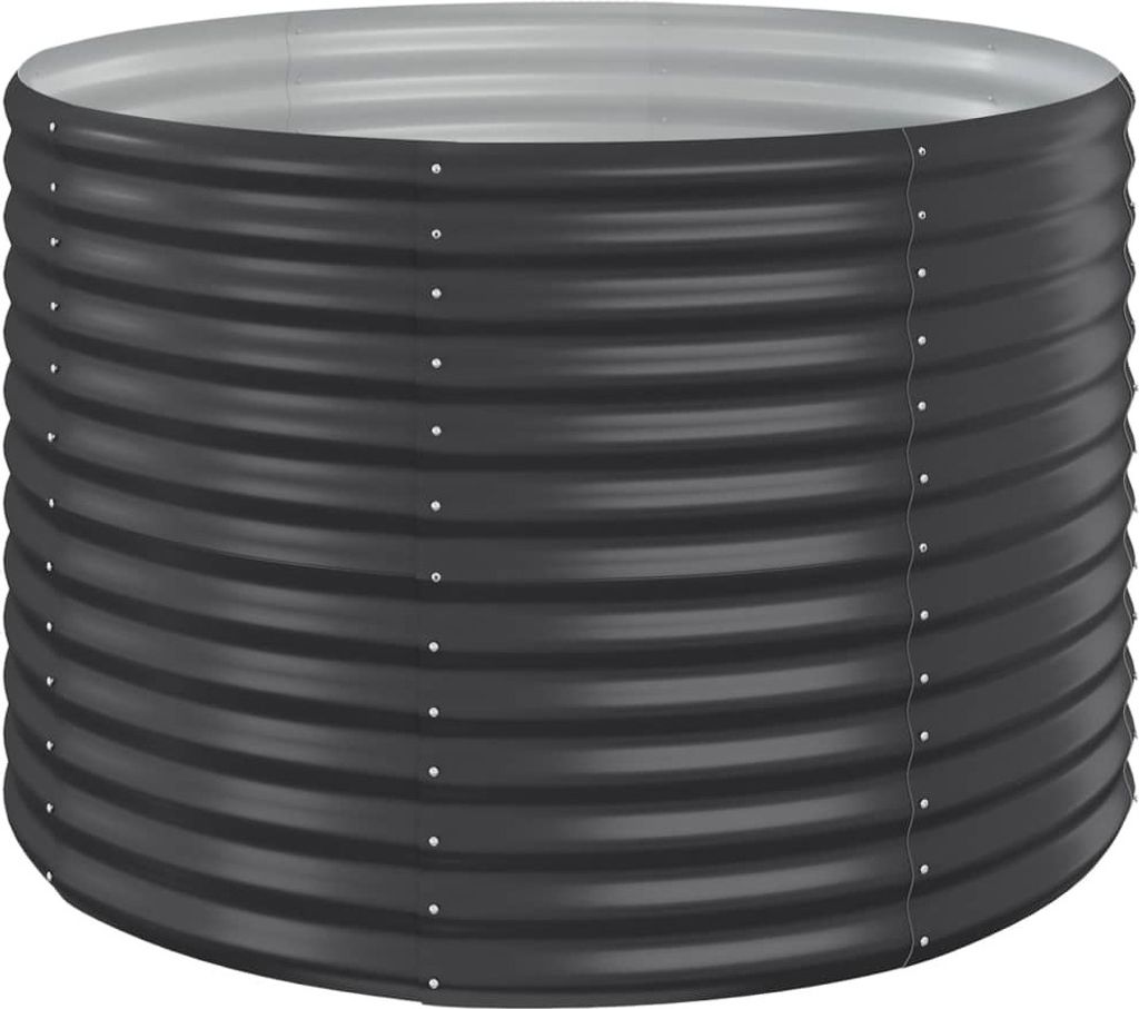 vidaXL Lit surélevé Acier revêtu par poudre 100x100x68 cm Image du produit 