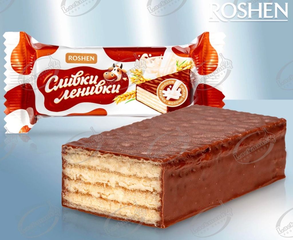 Roshen Waffelkonfekt Slivki-Lenivki 1kg Produktbild 