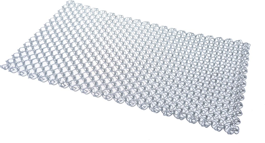 Aqbau Drahtgittermatte Fußmatte Bodenmatte verzinkter Draht Fußabtreter Türmatte 70 x 105cm